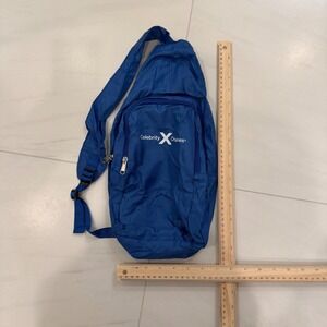 Celebrity Cruises Blue Sling Backpack Bag One Strap Travel Daypack